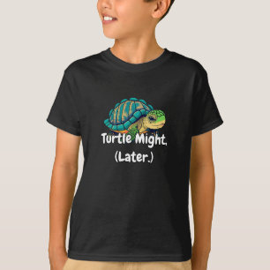 Camisa de Tartaruga Divertida Legal Única Melhor E