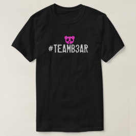 Camisa de #Teamb3ar - B3ar cor-de-rosa