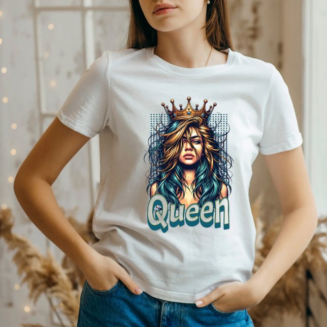 Camisa de tendências Gráficas da Rainha Coroa (Criador carregado)