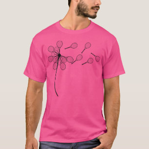 Camisa De Tênis De Dandelion Para Jogador De Tênis
