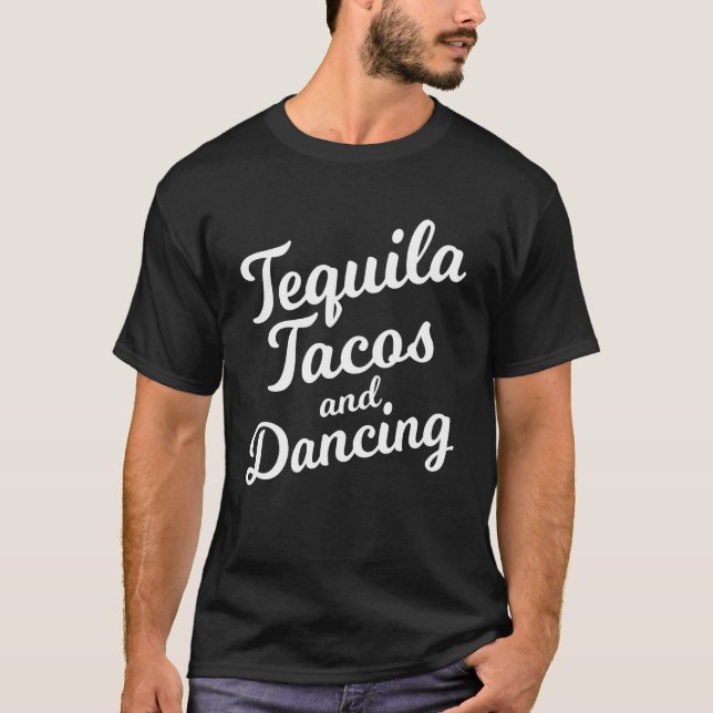 Camisa de Tequila Tacos e Dança Cinco De Mayo Home (Frente)