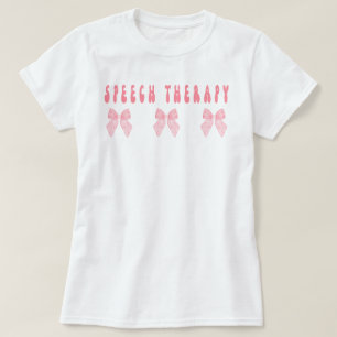 Camisa de Terapia de Voz, Camisa SLP,Arcos Rosa, S