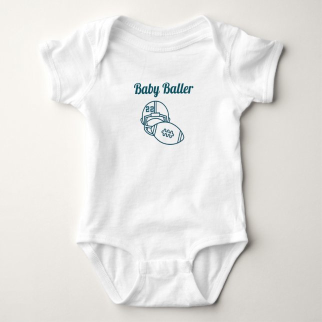 Camisa de terno do Baby Baller (Frente)