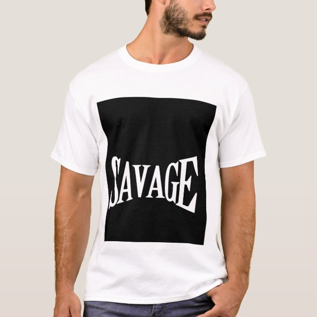 Camisa de texto salva para homens e mulheres (Frente)
