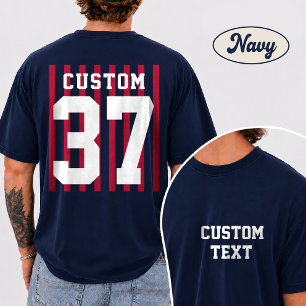 Camisa de Time Personalizada com Design Frente e V