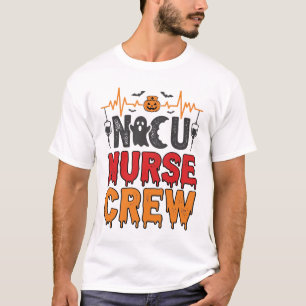 Camisa de Tipografia Vintage para Equipe de Enferm