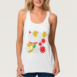 Camisa de Trabalho de Levantamento do Gato Sortudo