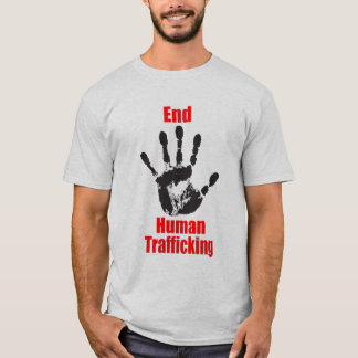 Camisa de tráfico humana do activista T da