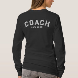 Camisa de Treinador com Nome Personalizado, Camise