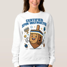 Camisa de treino de Hanukkah de Instrutor de Spin