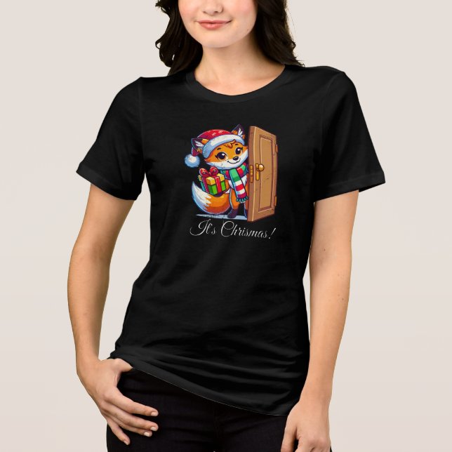 Camisa de três blendas da Raposa de Natal (Frente)