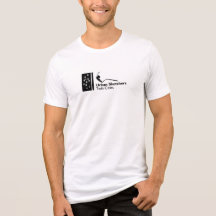 Camisa de três blendas Premium do logotipo preto d