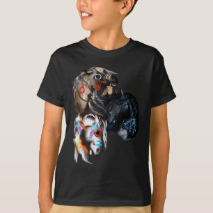 Camisa de três cavalos