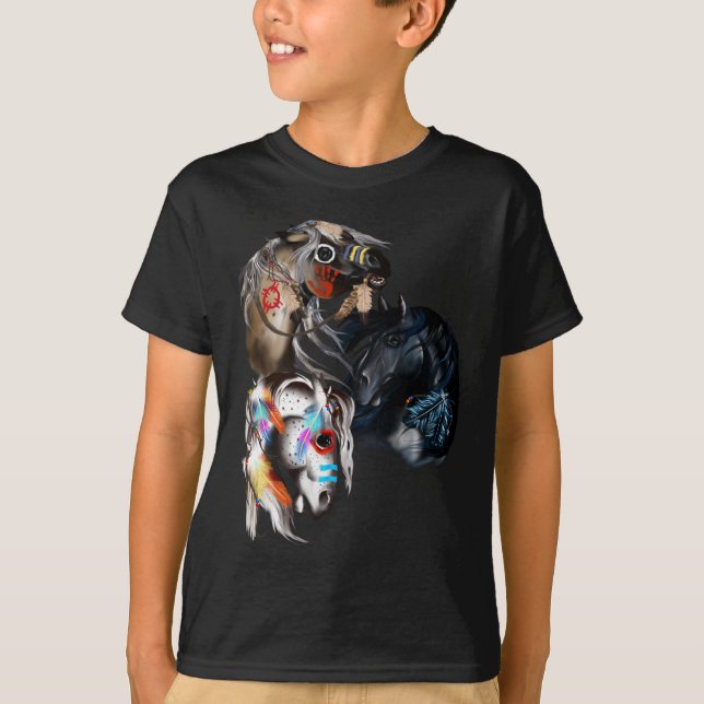 Camisa de três cavalos (Frente)