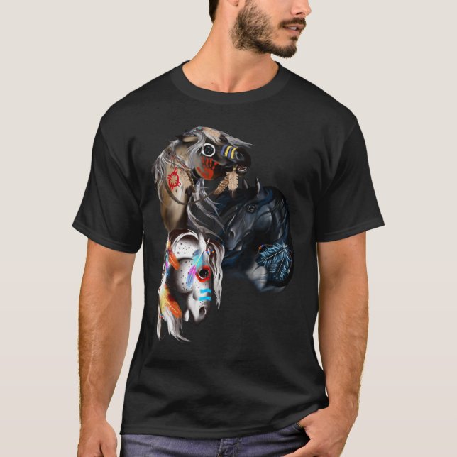 Camisa de três cavalos (Frente)