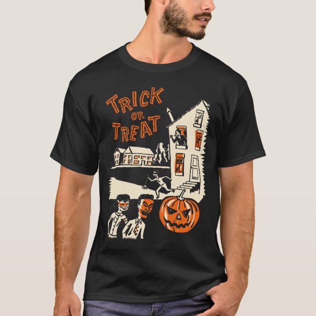 Camisa de Trick ou Tratar T de 1960 (Frente)