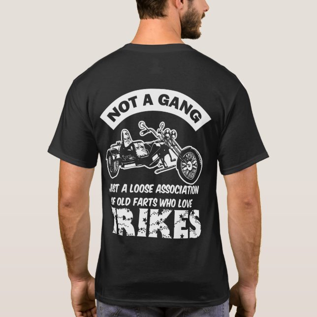 Camisa de Trike t - não um grupo imprimiu sobre (Verso)