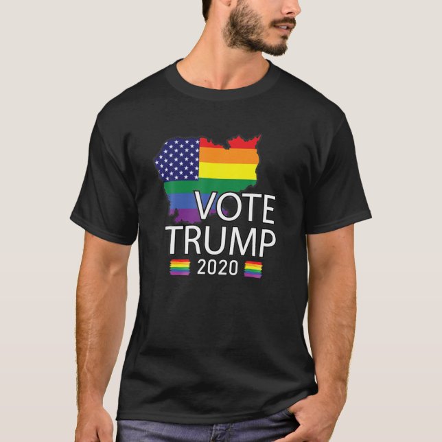 CAMISA DE TRUMP 2020, CAMISA DE TRUMP LGBT - ELEC  (Frente)
