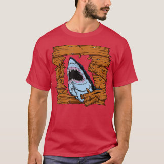 Camisa de tubarão, crianças de tubarões, amantes d