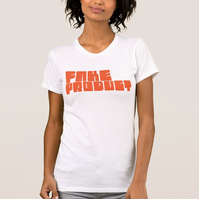 CAMISA DE UNISEX DO PRODUTO FALSO (Frente)