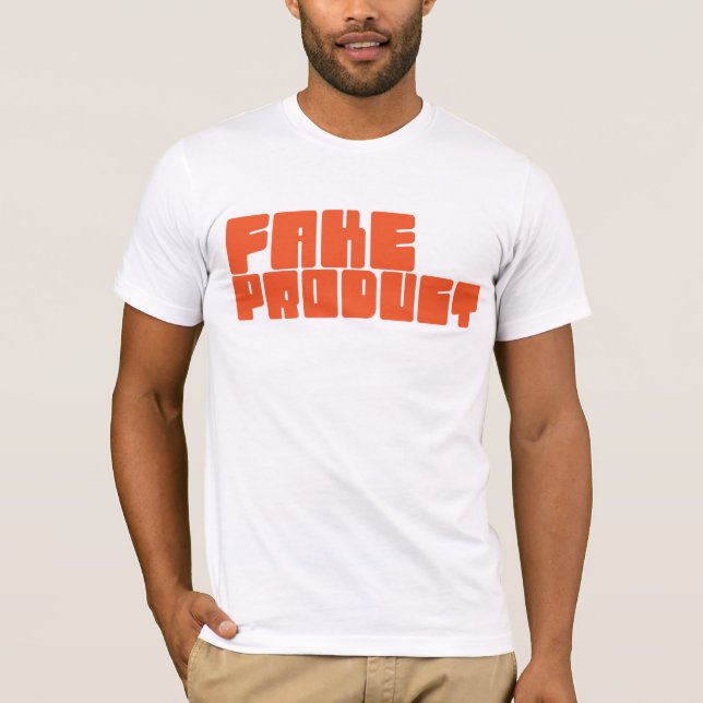 CAMISA DE UNISEX DO PRODUTO FALSO (Frente)