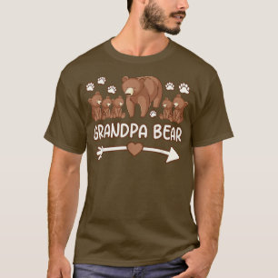 camisa de ursinho para homens, ursinho de vovô 5 f