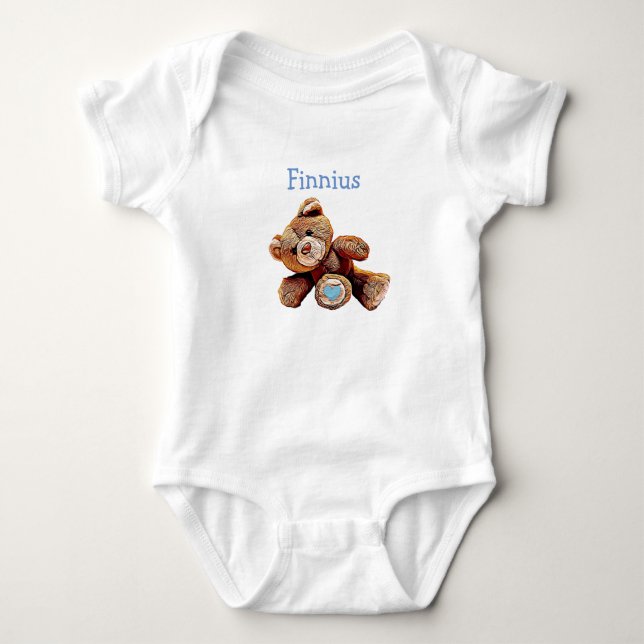 Camisa De Urso De Teddy Personalizado (Frente)
