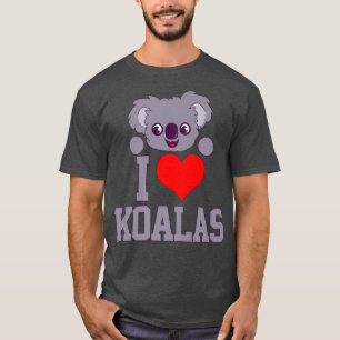 Camisa De Urso Koala Eu Adoro O Prêmio Heart Koala