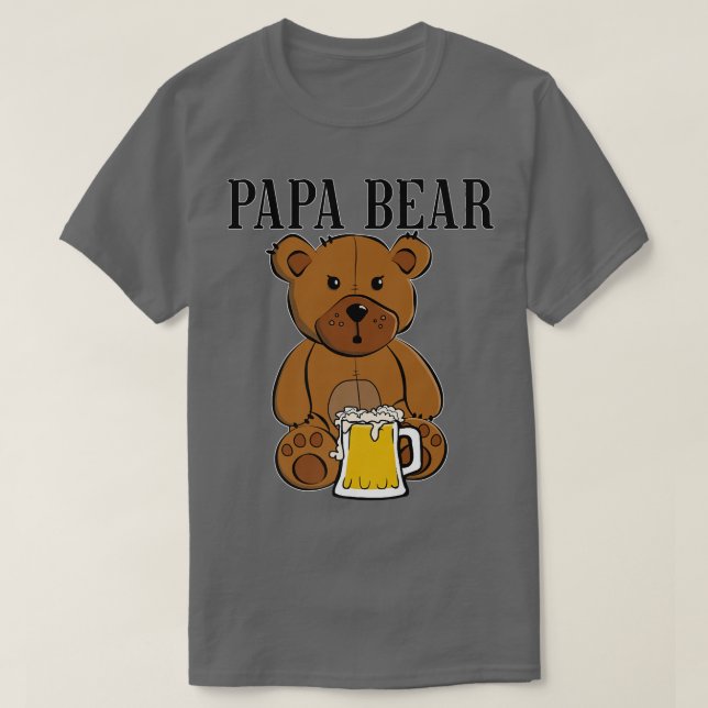 camisa de urso mama e papa camisa de urso pai (Frente do Design)