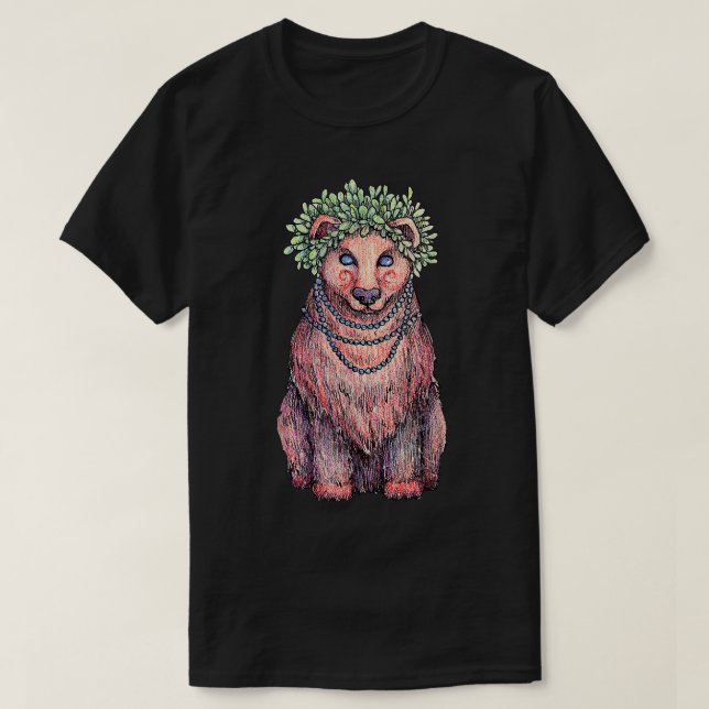 Camisa De Urso, Teia De Arte De Urso De Fada, Tamb (Frente do Design)