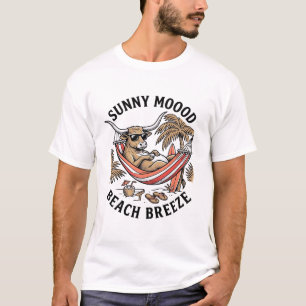 Camisa de Vaca de Praia Arte de Animal de Fazenda