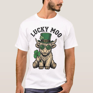 Camisa de Vaca do Dia de São Patrício Vaca das Ter
