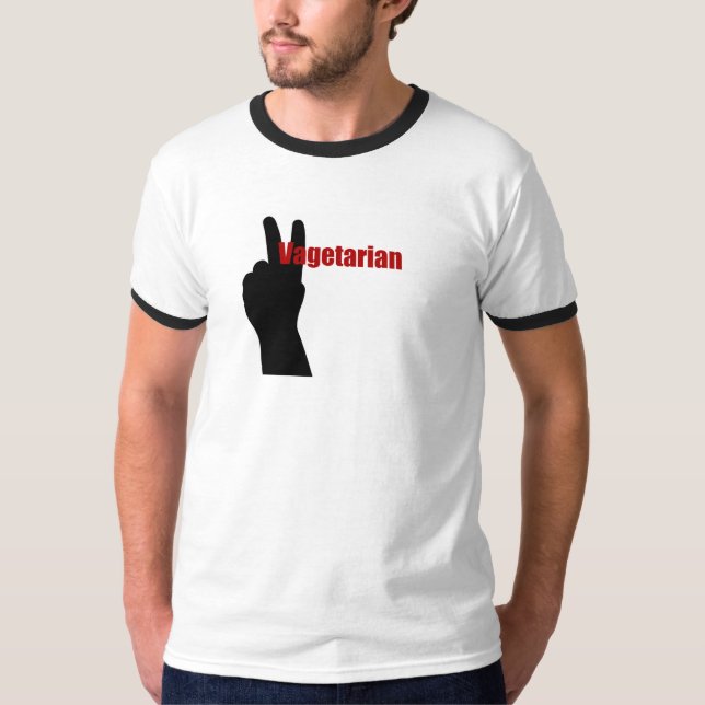 Camisa de Vagetarian T (Frente)
