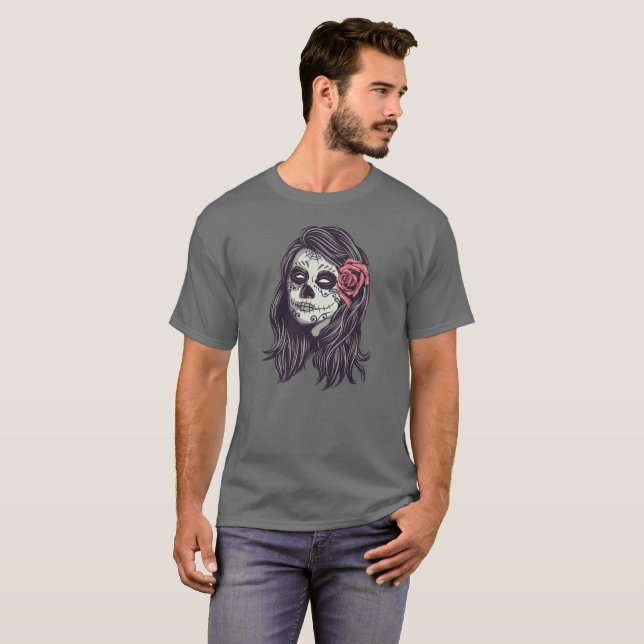 Camisa de Vaia-tiful Diâmetro de los Muertos (Frente Completa)