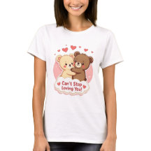 Camisa de Valente Cute Não Posso Parar de Te Amar