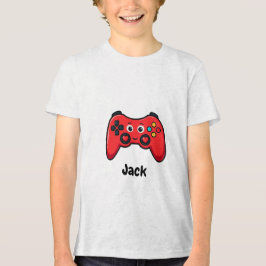 Camisa de Valente do Gamer Personalizada para Meni