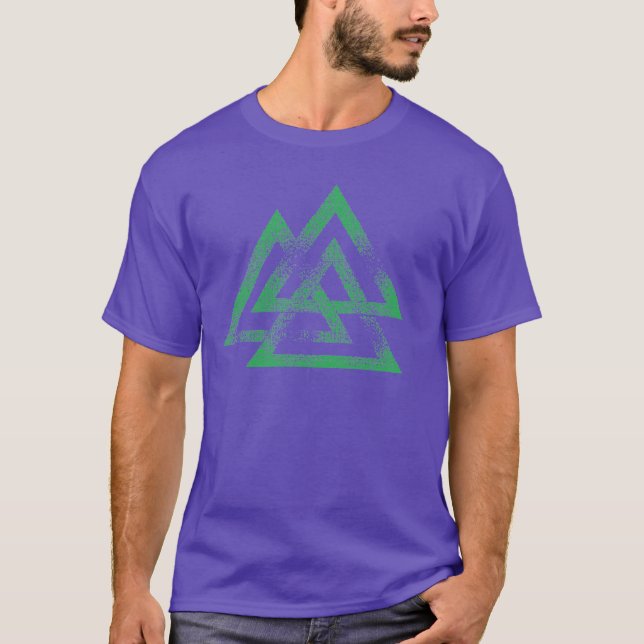 Camisa de Valknut dos homens (Frente)