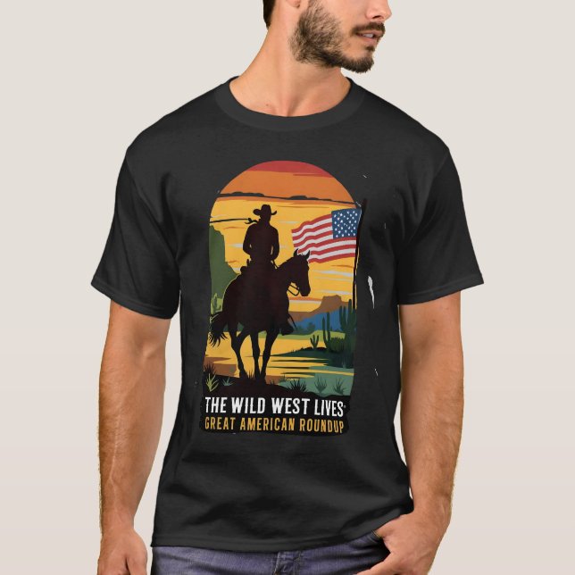 camisa de vaqueiro preta (Frente)