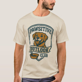 Camisa de varejo do Ouro Pawtive Outlook