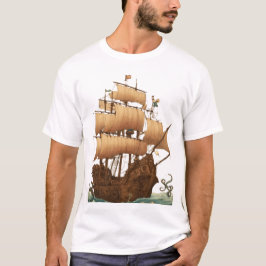 Camisa de vela e âncora - Navegando a Viagem da Vi