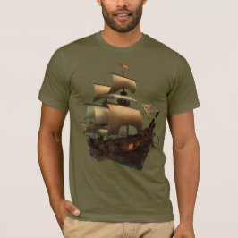 Camisa de vela e âncora - Navegando a Viagem da Vi