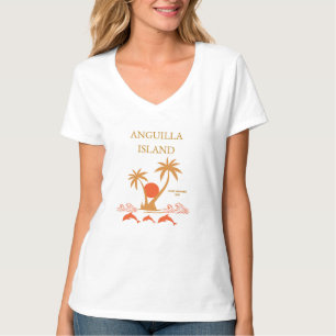 Camisa de Verão Luxuosa das Ilhas Caribenhas de An