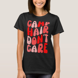 Camisa de verão para menina Camp Hair Don't Care