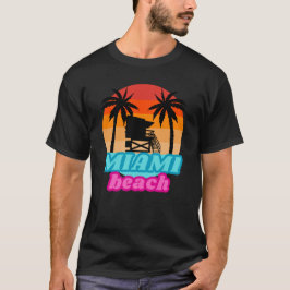Camisa de verão - praia de Miami - Torre!