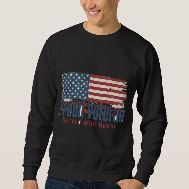 Camisa de Veterano Orgulhoso | Serviu Com Honra Ca (Frente)