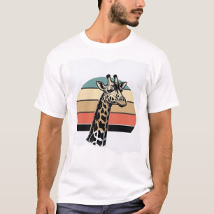 Camisa de vetor de design de safári de pôr do sol