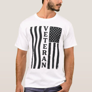 Camisa de Vetor Vintage da Bandeira Americana_