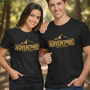 Camisa de Viagem de Caminhada Procurar o Desconhec