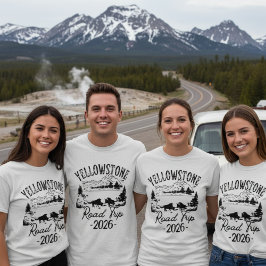 Camisa de Viagem de Carro pela Yellowstone 2026 Fé