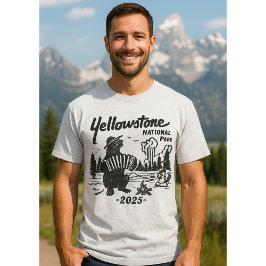 Camisa de Viagem Familiar Yellowstone 2025